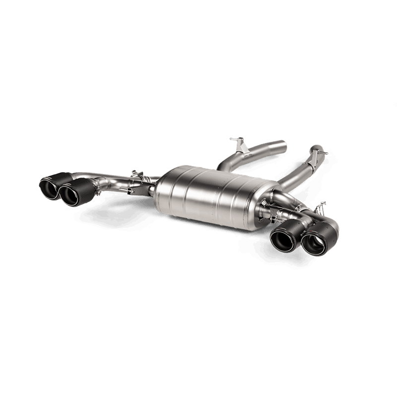 BMW X3M Competition (G01/F97) - Exhaust System, 200 Cell Midpipe + Carbon Tips (OE Acutators)